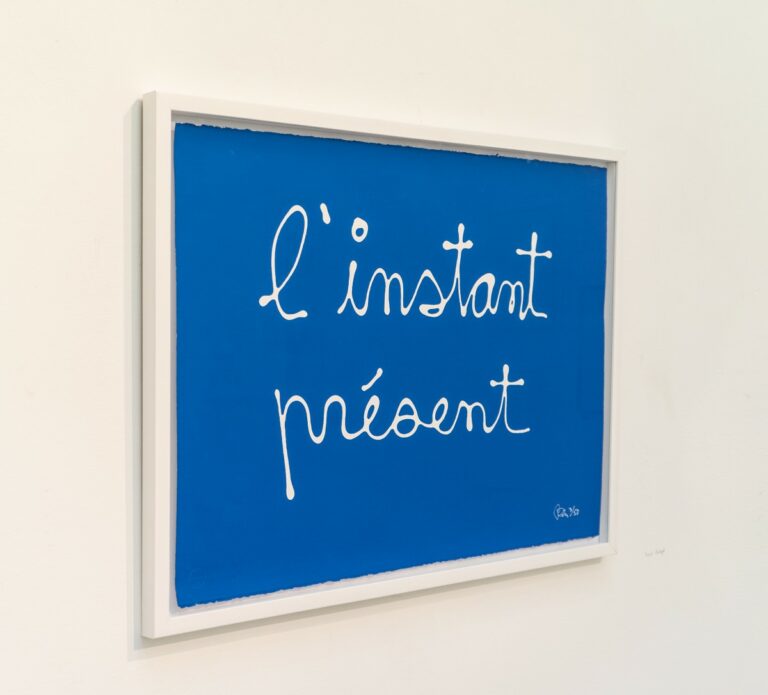 Ben Vautier, L'instant présent Galerie Eva