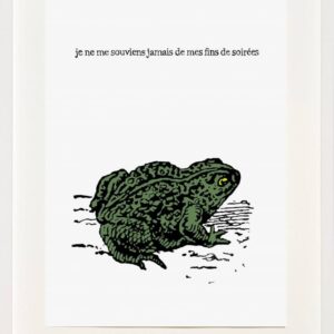 Gérald Panighi, Je ne me souviens jamais de mes fins de soirées, 2020