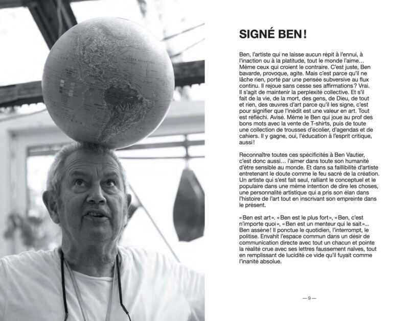 BEN (Ben Vautier), La vie ne s'arrête jamais, 2024 – Image 4