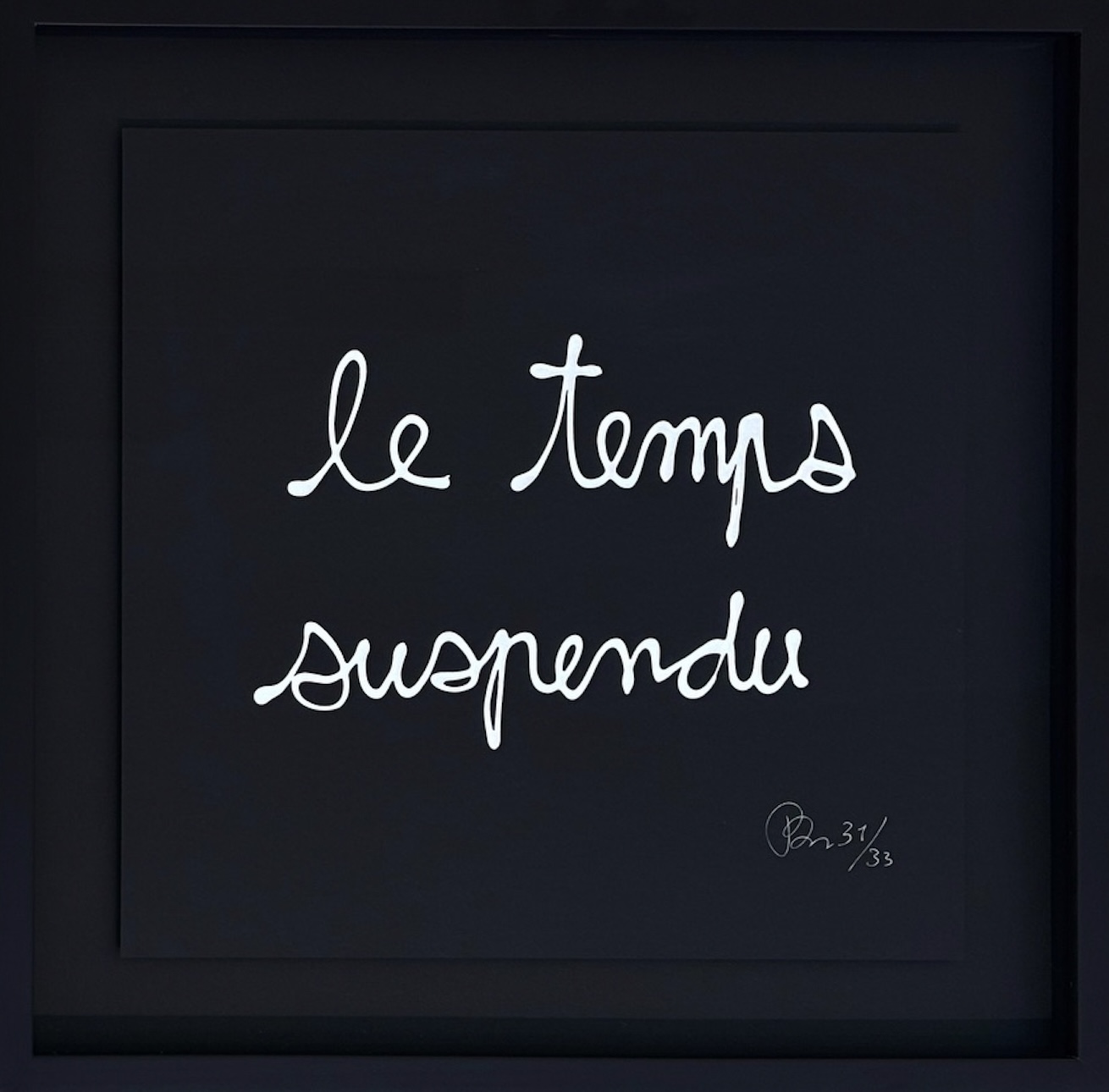 Ben (Ben Vautier), suspended time, 2023