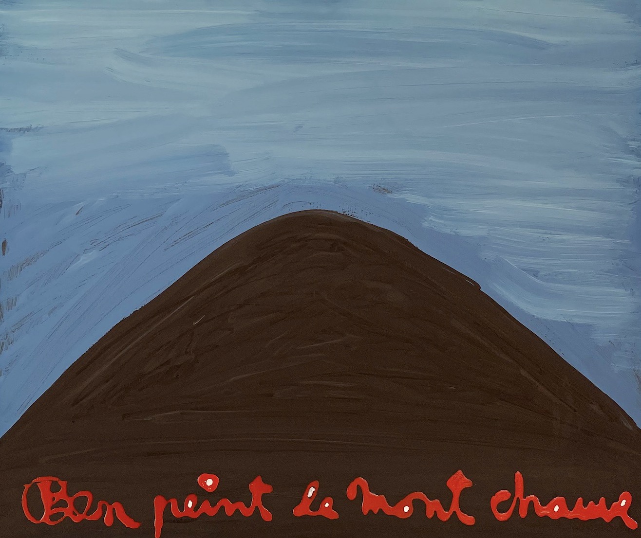 Ben Vautier, BEN PEINT LE MONT CHAUVE