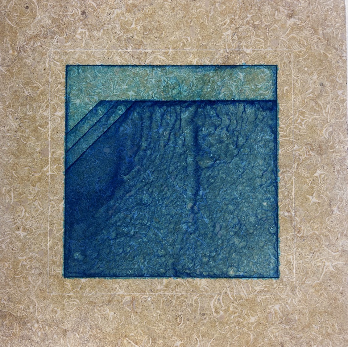 Anne-Laure Wuillai, Piscine (carrée 4x4m avec plage et escalier d'angle), 2025