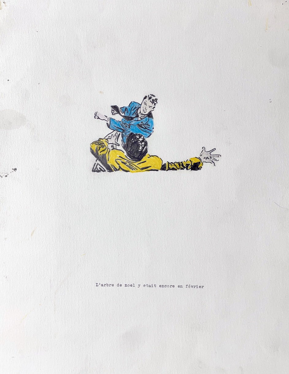 Gérald Panighi, L’arbre de Noel y était encore en février, 2016