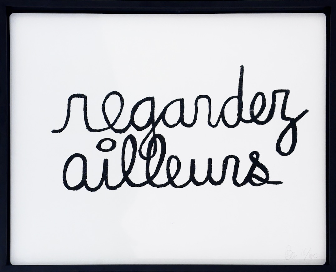 Ben Vautier, Regardez ailleurs