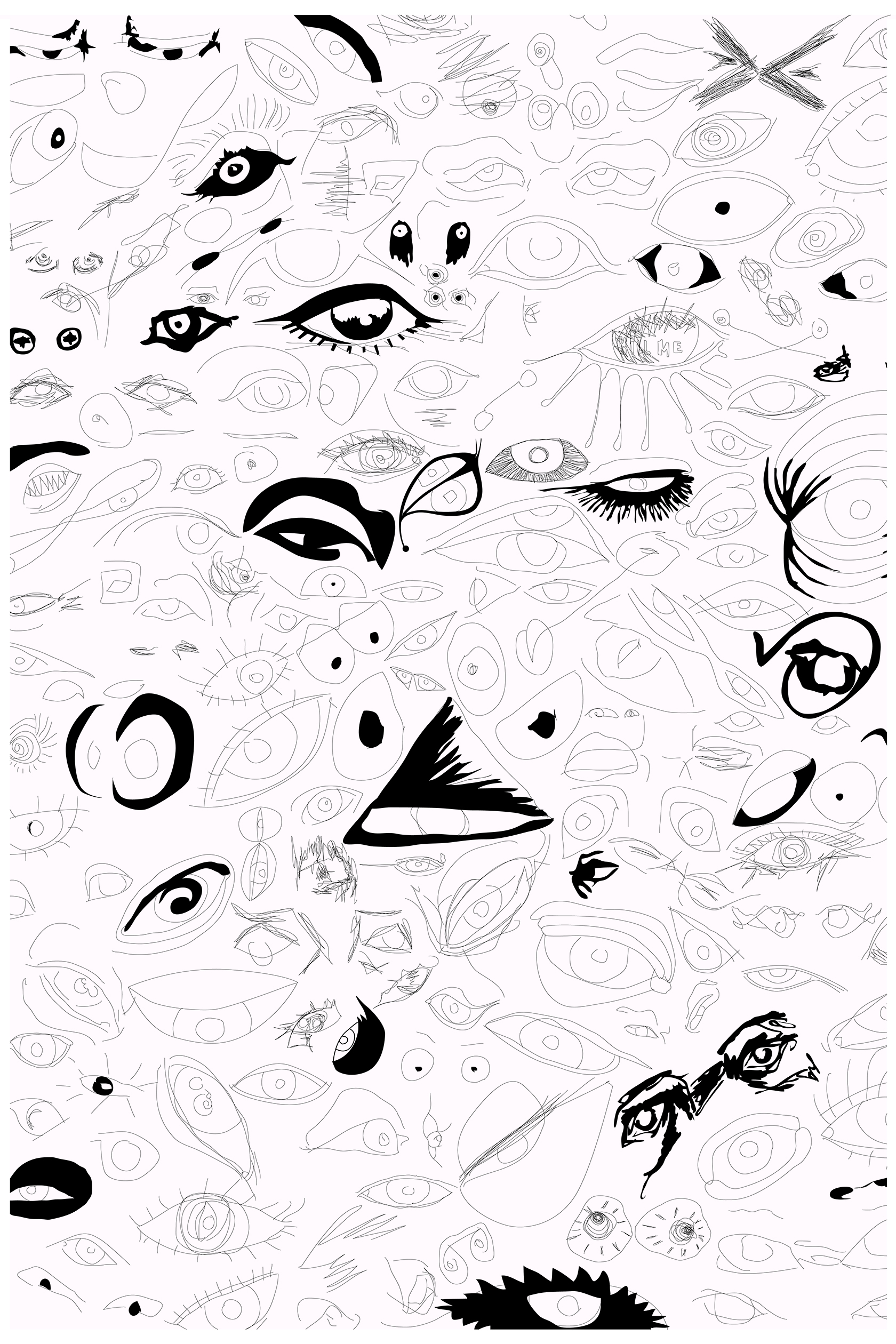 Alexandra Guillot, Les yeux des marges de mes cahiers, 2009